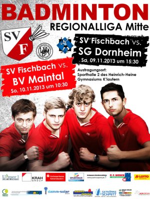 Sv Fischbach gegen BV Maintal und SG Dornheim in der Regionalliga Mitte